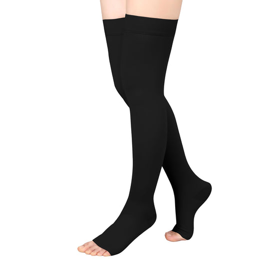 MamaRelief Open Toe Premium Compression Socks