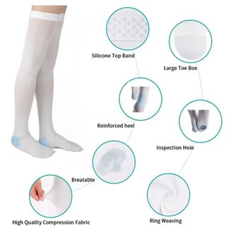 Mama Wonders Anti Embolism Compression Socks 15-20mmHg