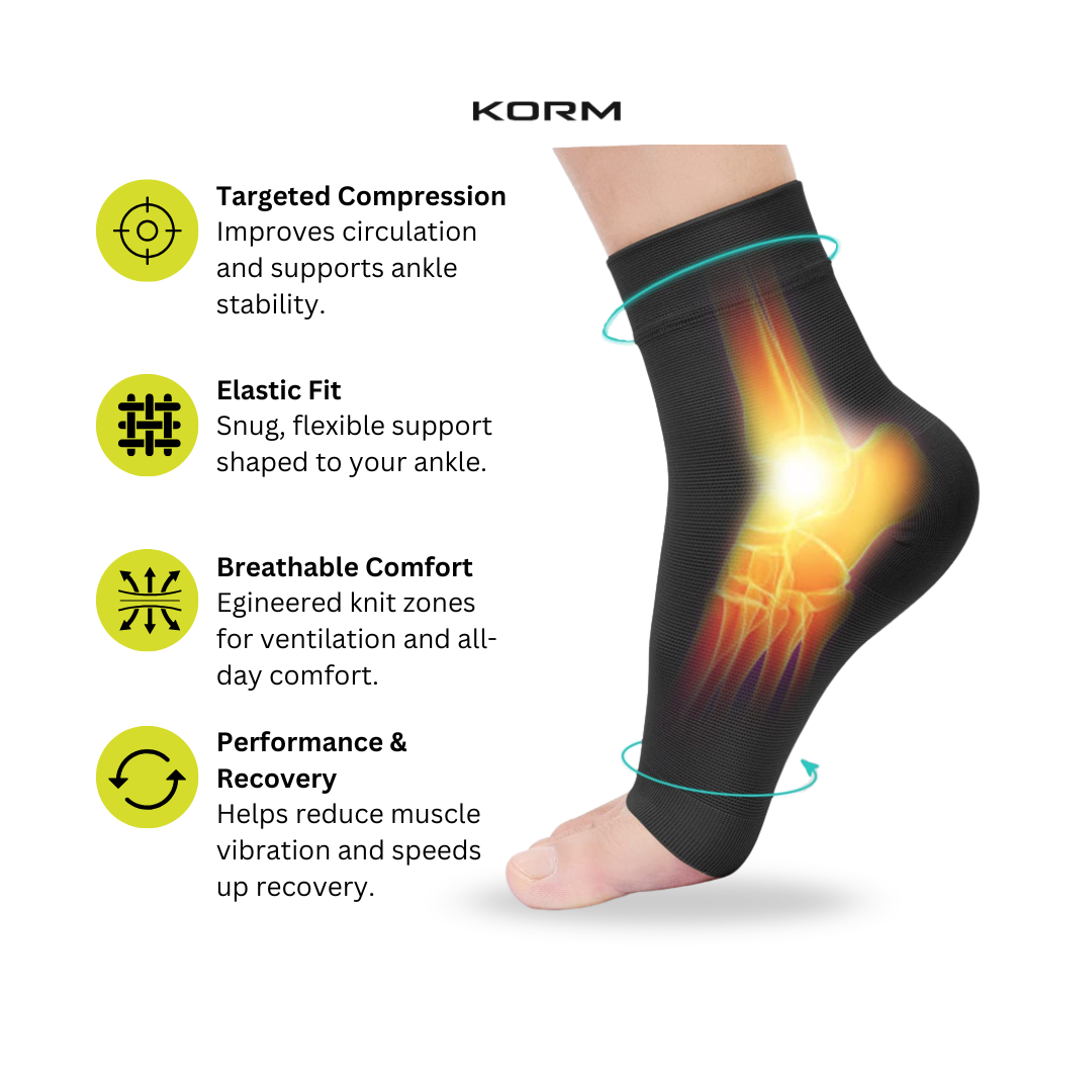 KORM Endure Ankle Compression Sleeve
