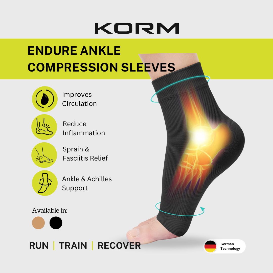 KORM Endure Ankle Compression Sleeve