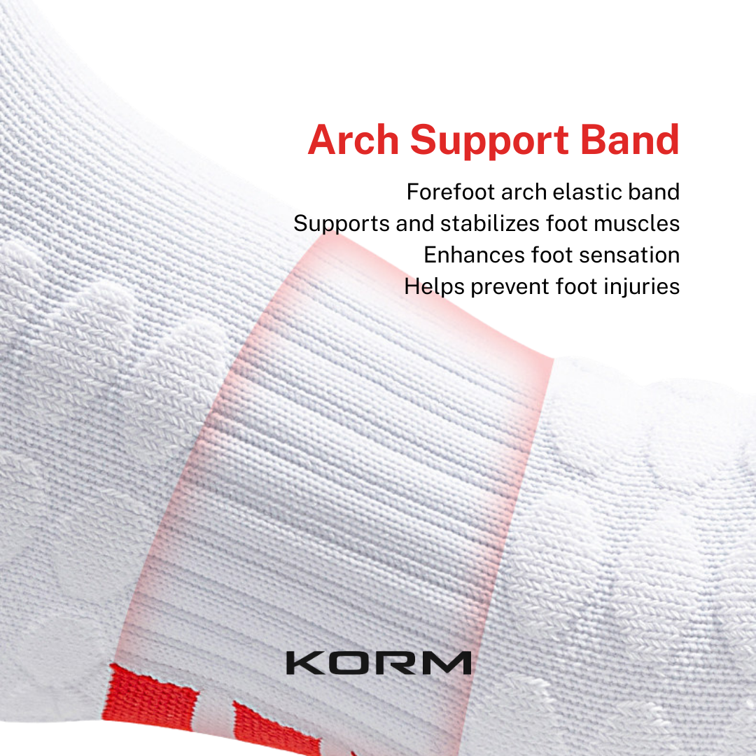 KORM Core 20 Sports Compression Socks Mid Calf | For Better Blood Circulation