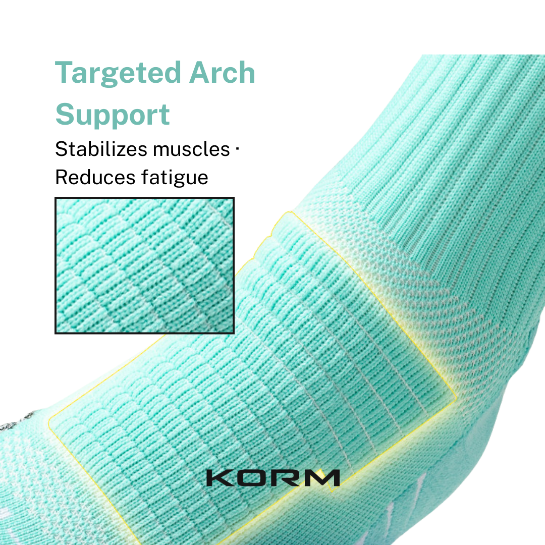 KORM Endure Pro Sports Compression Socks Mid Calf | For Better Performance