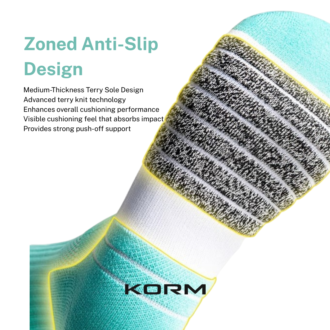 KORM Endure Pro Sports Compression Socks Mid Calf | For Better Performance
