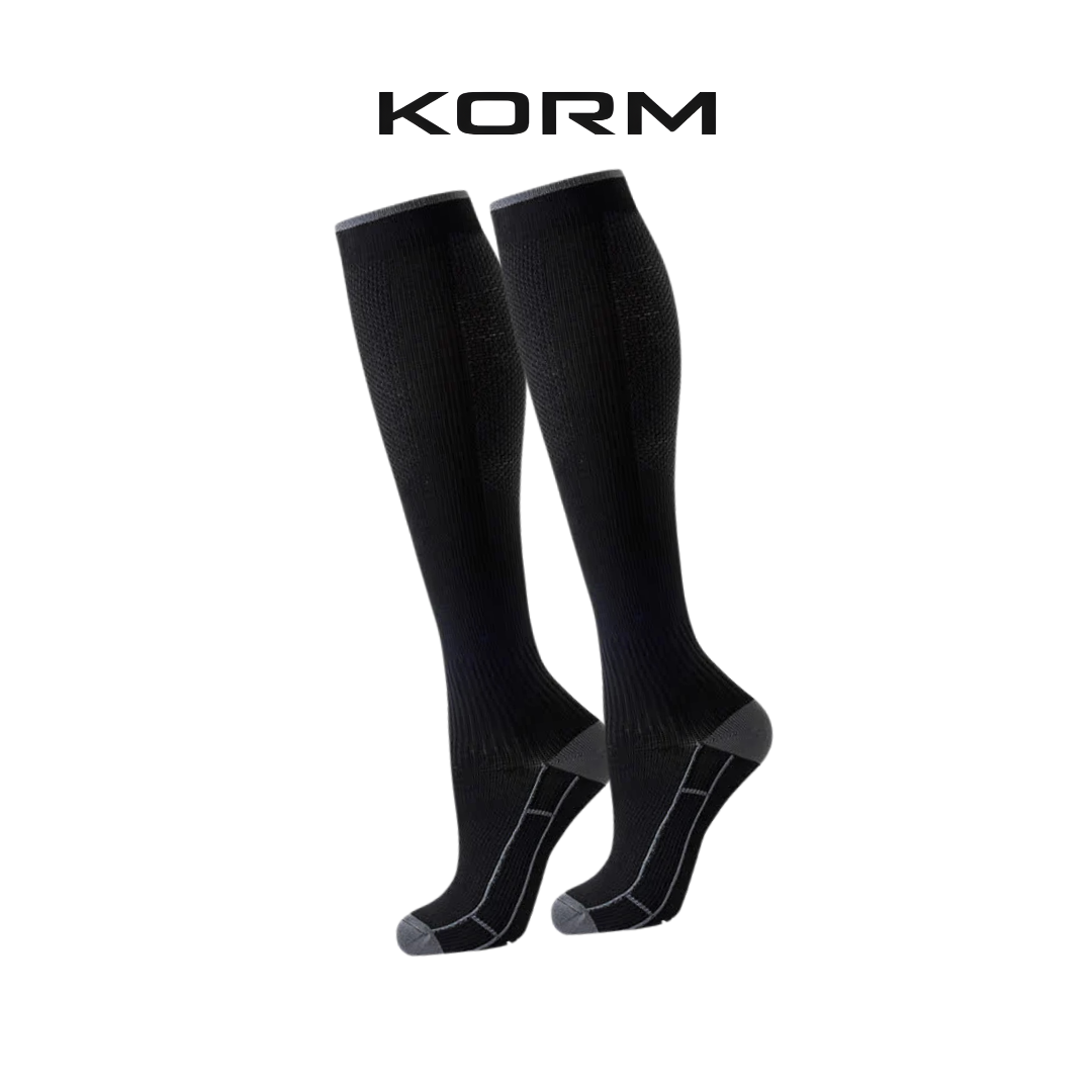 KORM Knee High Sports Compression Socks | Speed Up Recovery