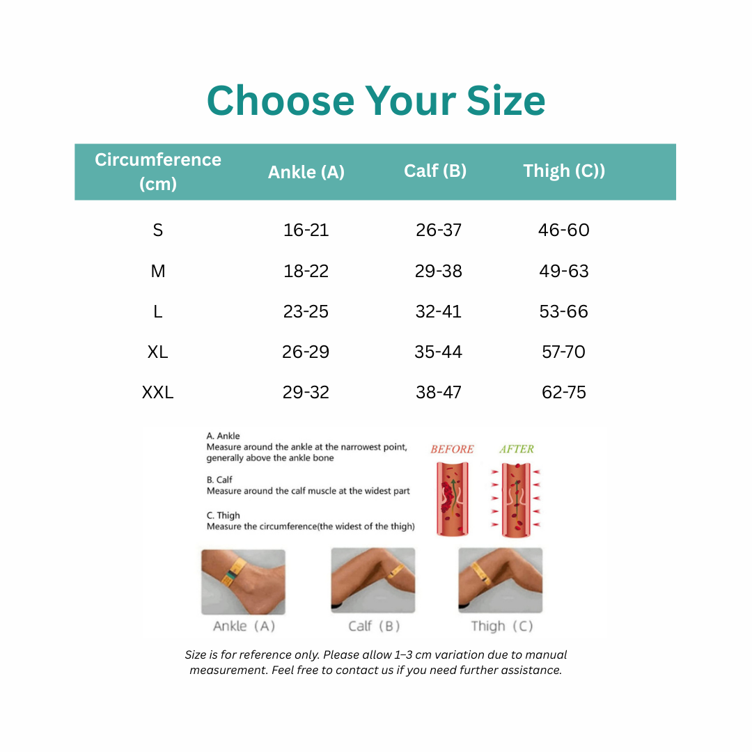 Mama Wonders TED Anti Embolism Compression Socks 15-20mmHg