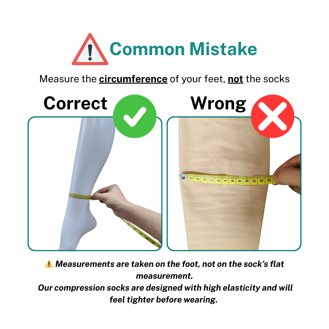 Mama Wonders TED Anti Embolism Compression Socks 15-20mmHg