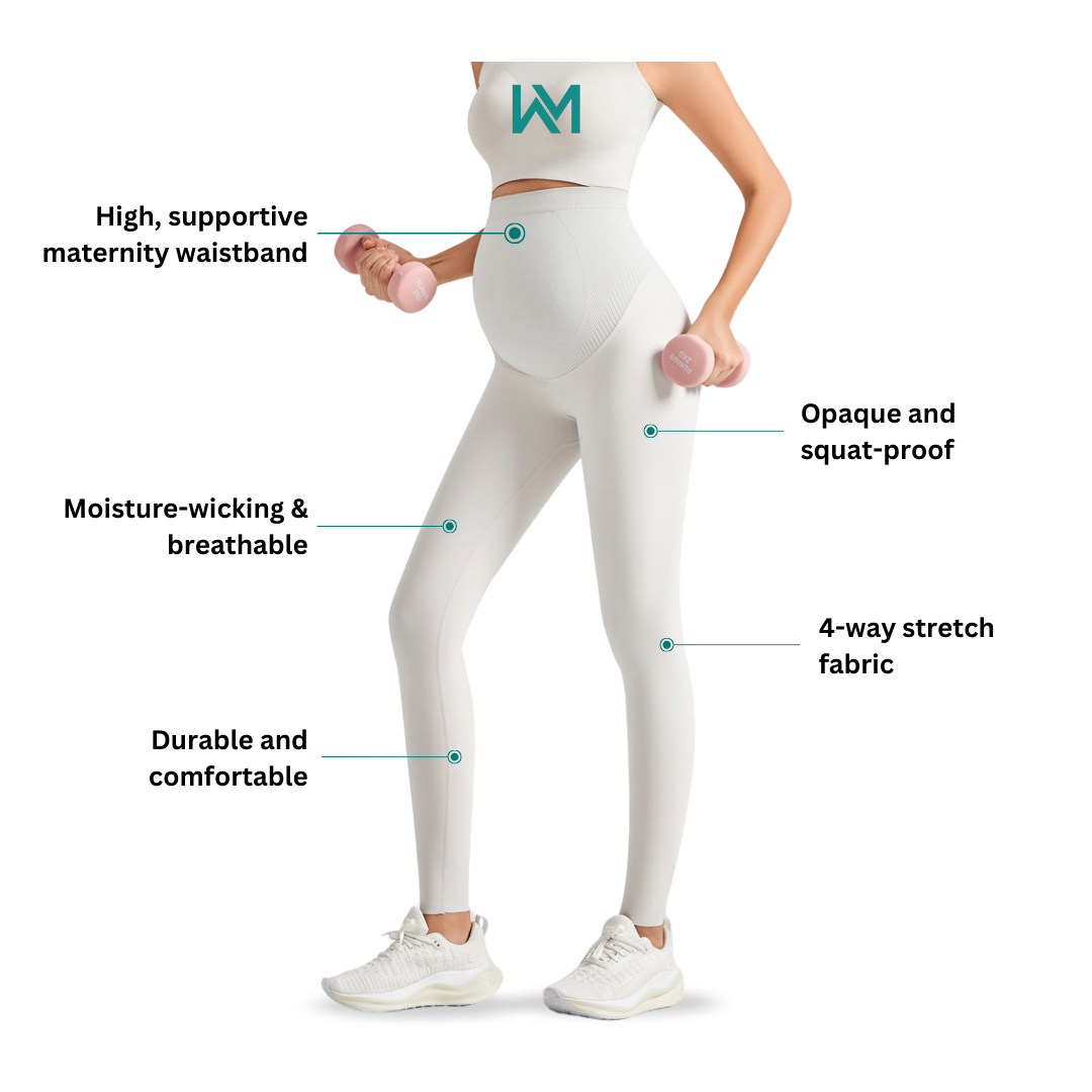 Mova Maternity Activewear Leggings – Supportive, Breathable & All-Day Comfort