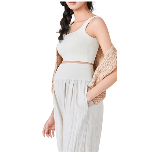 PureBreeze Maternity Shorts – Breathable High Waist Pregnancy Shorts for Daily Comfort